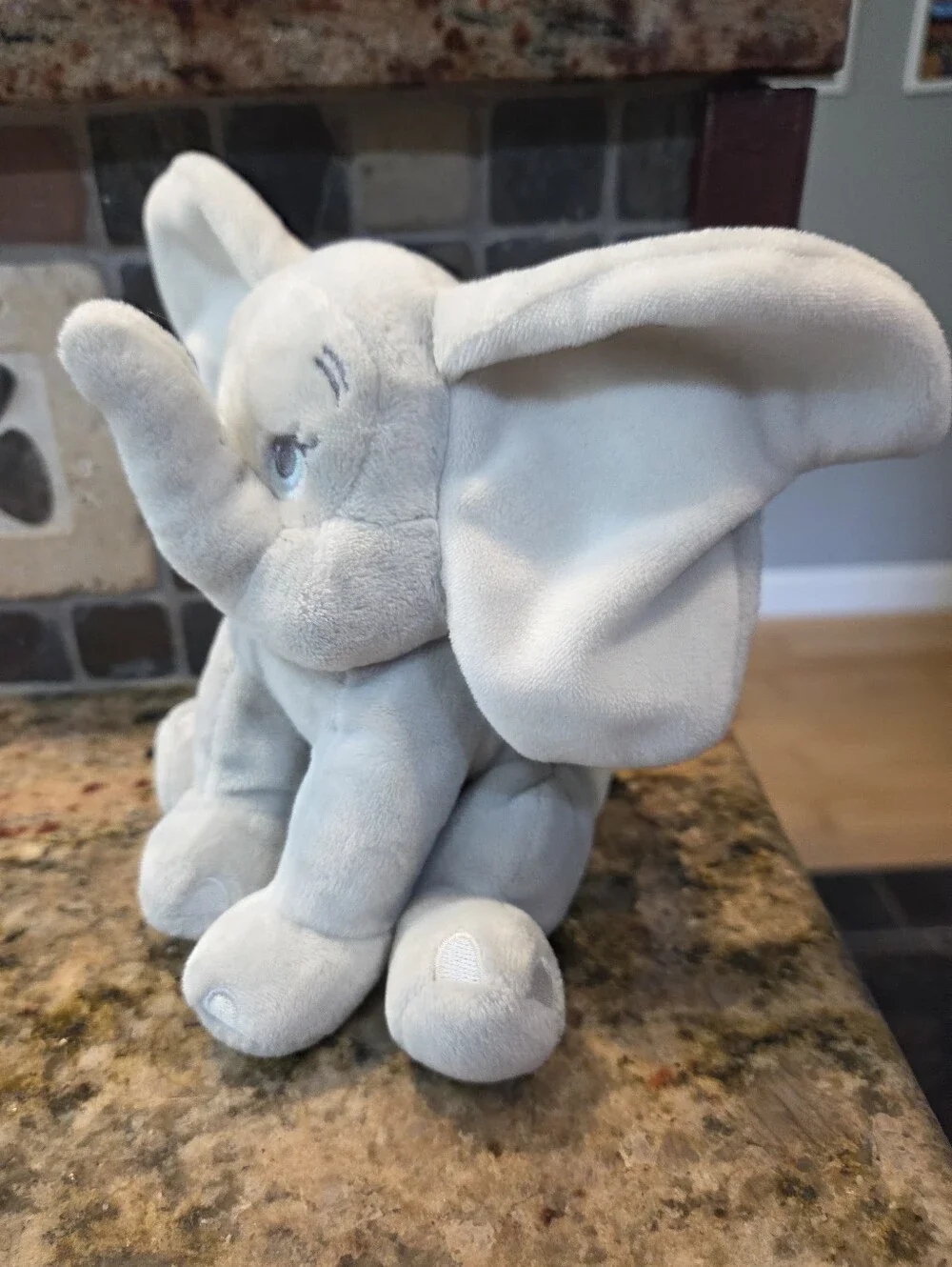 Disney Baby Plush Dumbo Gray Elephant 6